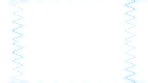 Frame, long wavy rectangular vertical decorated, water blue lines of lighte.. Stockbeeldmateriaal 270316217