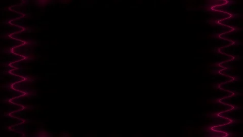 Frame, long wavy rectangular vertical pink lines of lightening and darkenin.. 動画素材 270317922