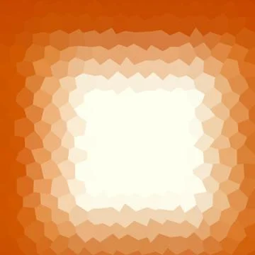 Frame low poly hexagon style vector mosaic background Stock Illustration