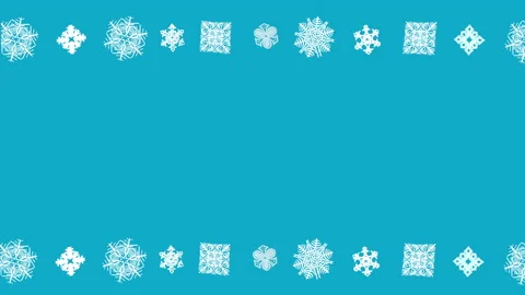 Frame made of decorative on a blue background. minimalistic 库存影片 145248212