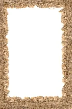 Frame made of a sacking Stock Photos