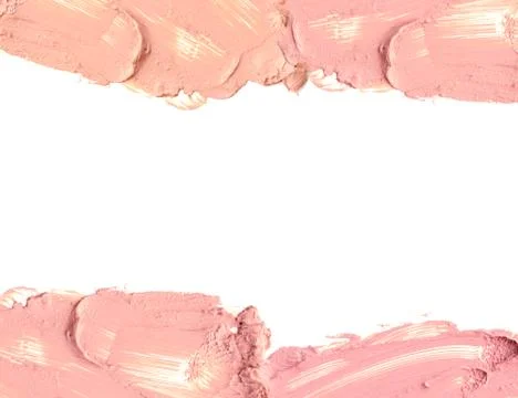 Frame of make up liquid foundation Stock Photos