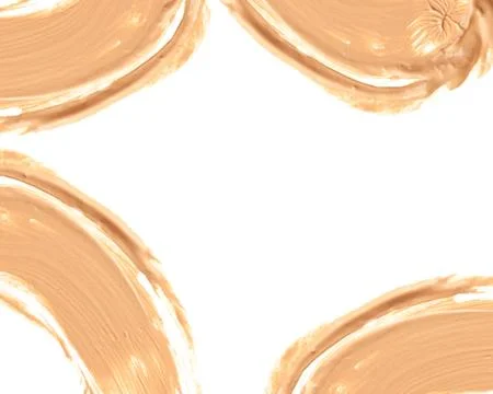 Frame of make up liquid foundation Stock Photos