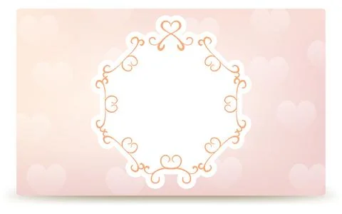 Frame material, luxurious and elegant Gothic frame Illustrazione stock