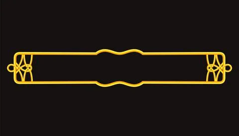 Frame medieval game ui. Empty rectangle frame in old style, interface element Stock Illustration