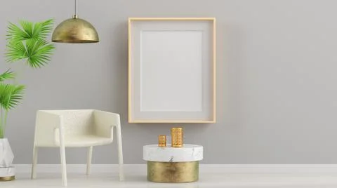 Frame mock up Stock Illustration