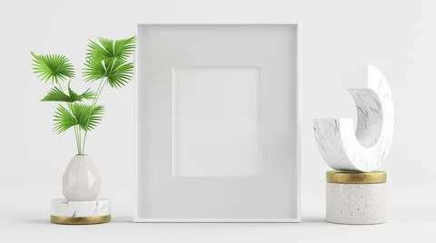 Frame mock up Stock Illustration
