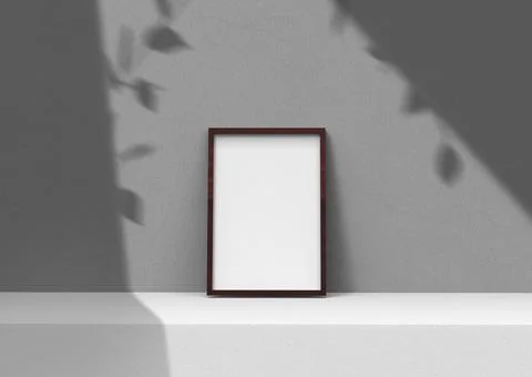 Frame mock up Illustrazione stock