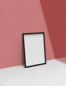 Frame mock up Illustrazione stock