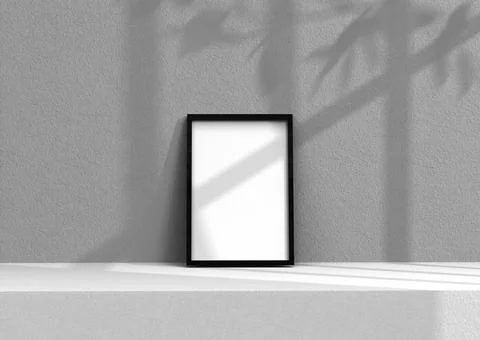 Frame mock up Illustrazione stock