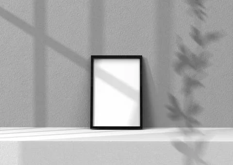 Frame mock up Illustrazione stock