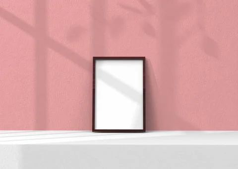Frame mock up Illustrazione stock