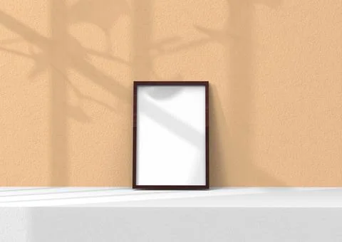Frame mock up Illustrazione stock