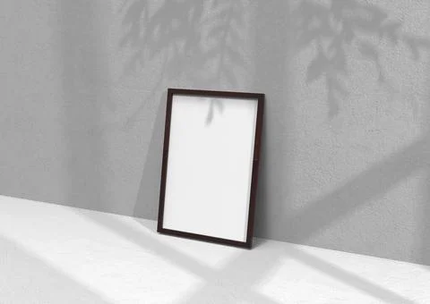 Frame mock up Illustrazione stock