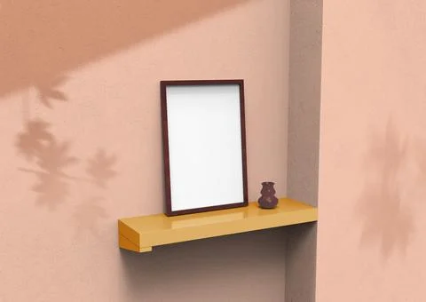 Frame mock up Stock Illustration