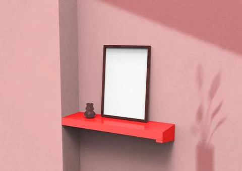 Frame mock up Stock Illustration