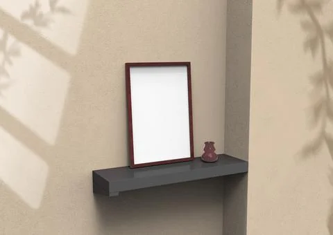 Frame mock up Stock Illustration
