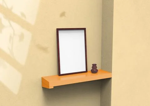 Frame mock up Stock Illustration