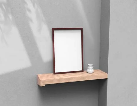 Frame mock up Illustrazione stock