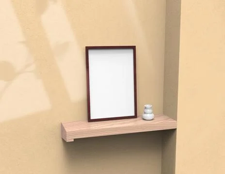 Frame mock up Stock Illustration