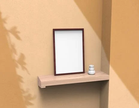 Frame mock up Stock Illustration