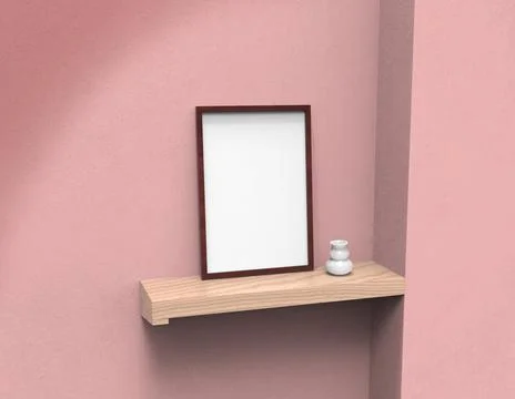 Frame mock up Stock Illustration