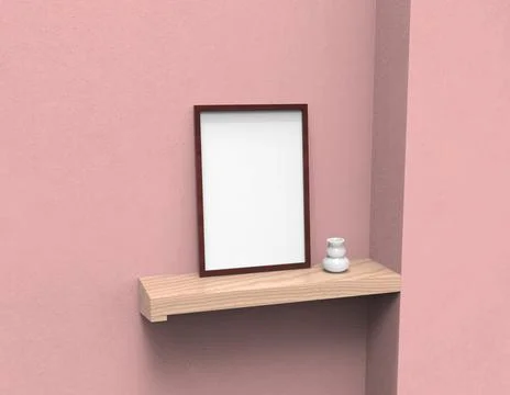 Frame mock up Stock Illustration