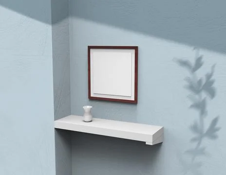 Frame mock up Stock Illustration