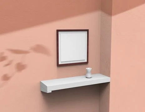 Frame mock up Stock Illustration