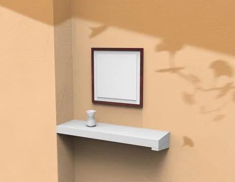 Frame mock up Stock Illustration