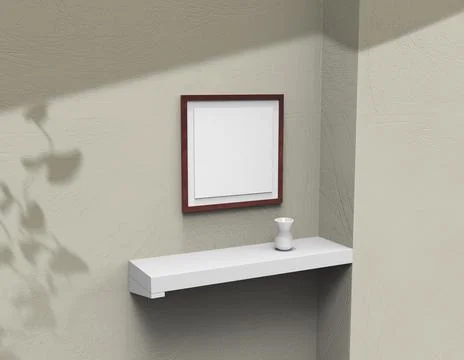 Frame mock up Stock Illustration