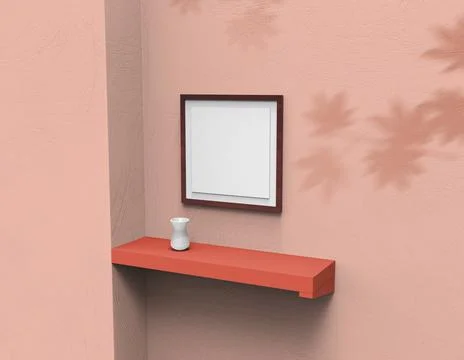 Frame mock up Stock Illustration