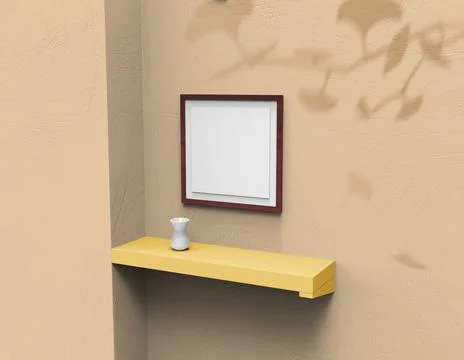 Frame mock up Stock Illustration