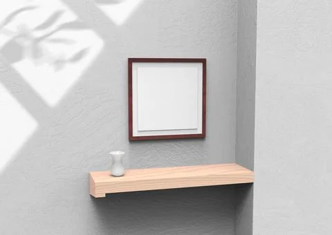 Frame mock up Stock Illustration