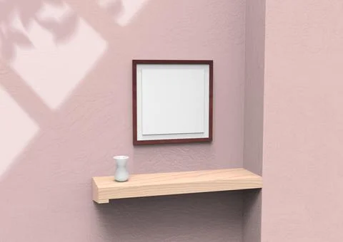 Frame mock up Stock Illustration