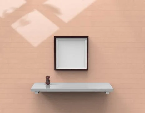 Frame mock up Stock Illustration