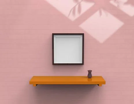 Frame mock up Stock Illustration