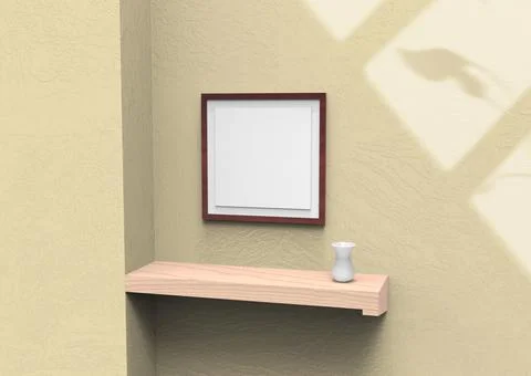 Frame mock up Stock Illustration