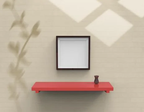 Frame mock up Stock Illustration