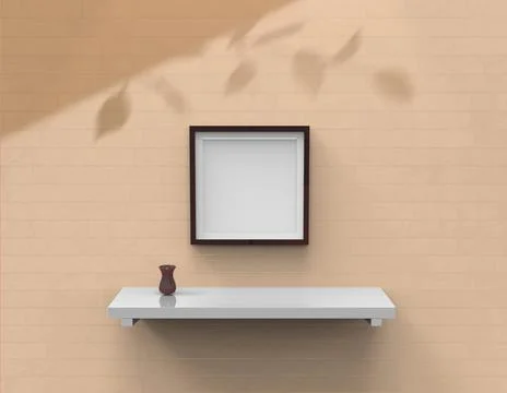 Frame mock up Stock Illustration