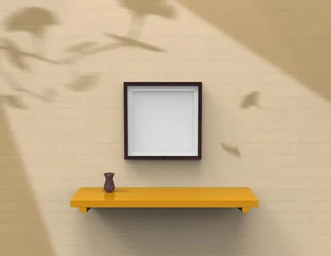 Frame mock up Stock Illustration