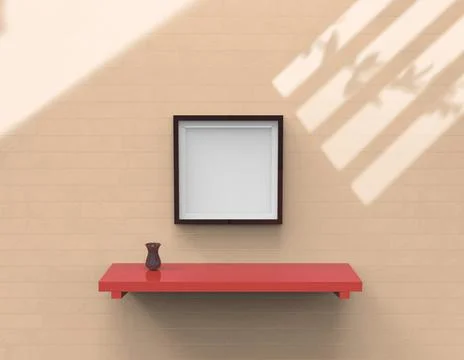 Frame mock up Stock Illustration