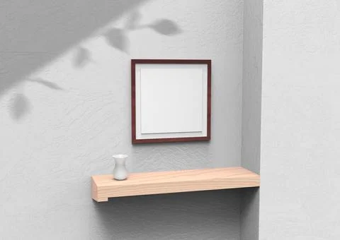 Frame mock up Stock Illustration