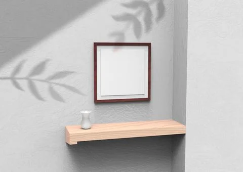 Frame mock up Stock Illustration