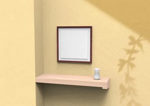 Frame mock up Stock Illustration