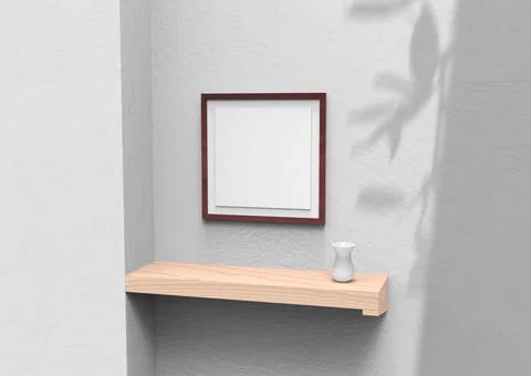 Frame mock up Stock Illustration