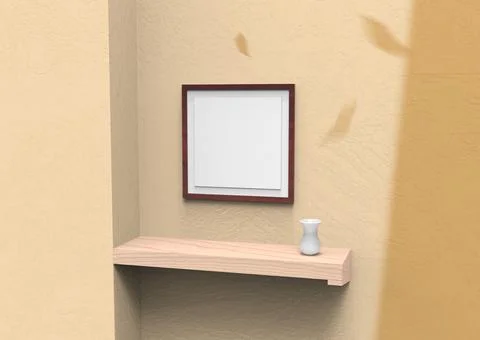 Frame mock up Stock Illustration