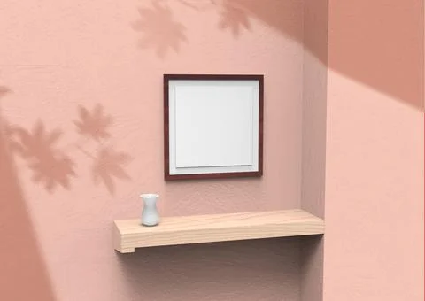 Frame mock up Stock Illustration
