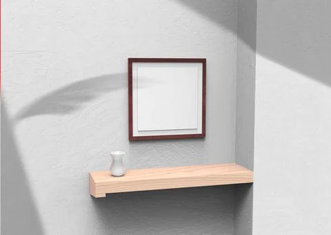 Frame mock up Stock Illustration