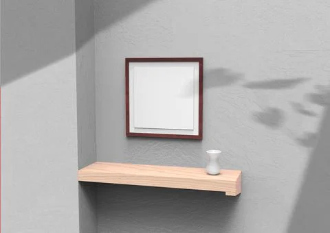 Frame mock up Stock Illustration